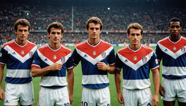 Les maillots cultes de l'Olympique Lyonnais